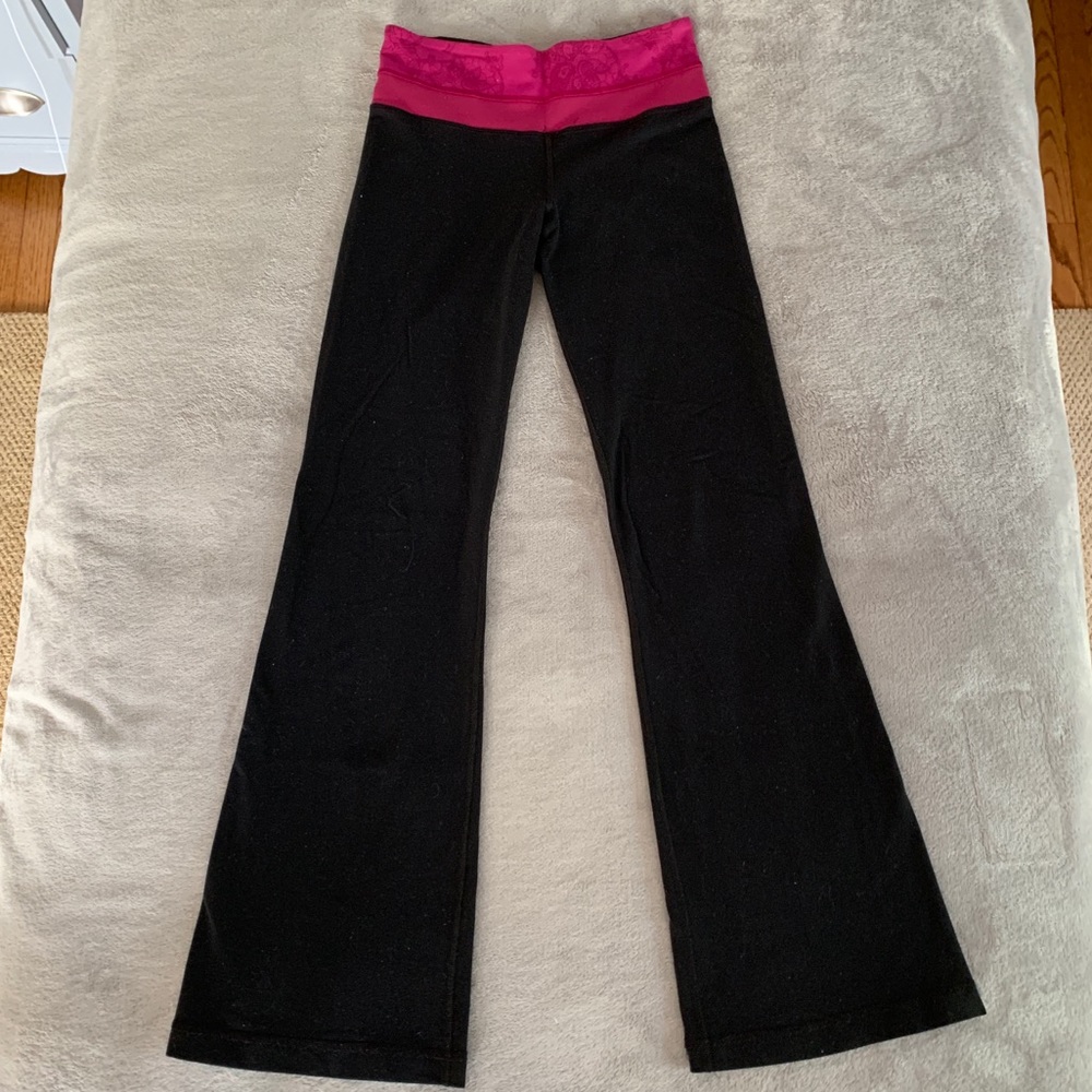 Lululemon black flare pants